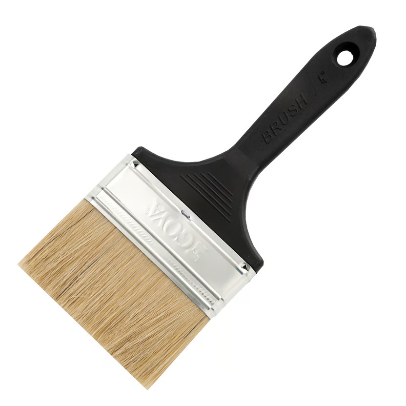 Brocha Popular Blanca 4 Pulgadas