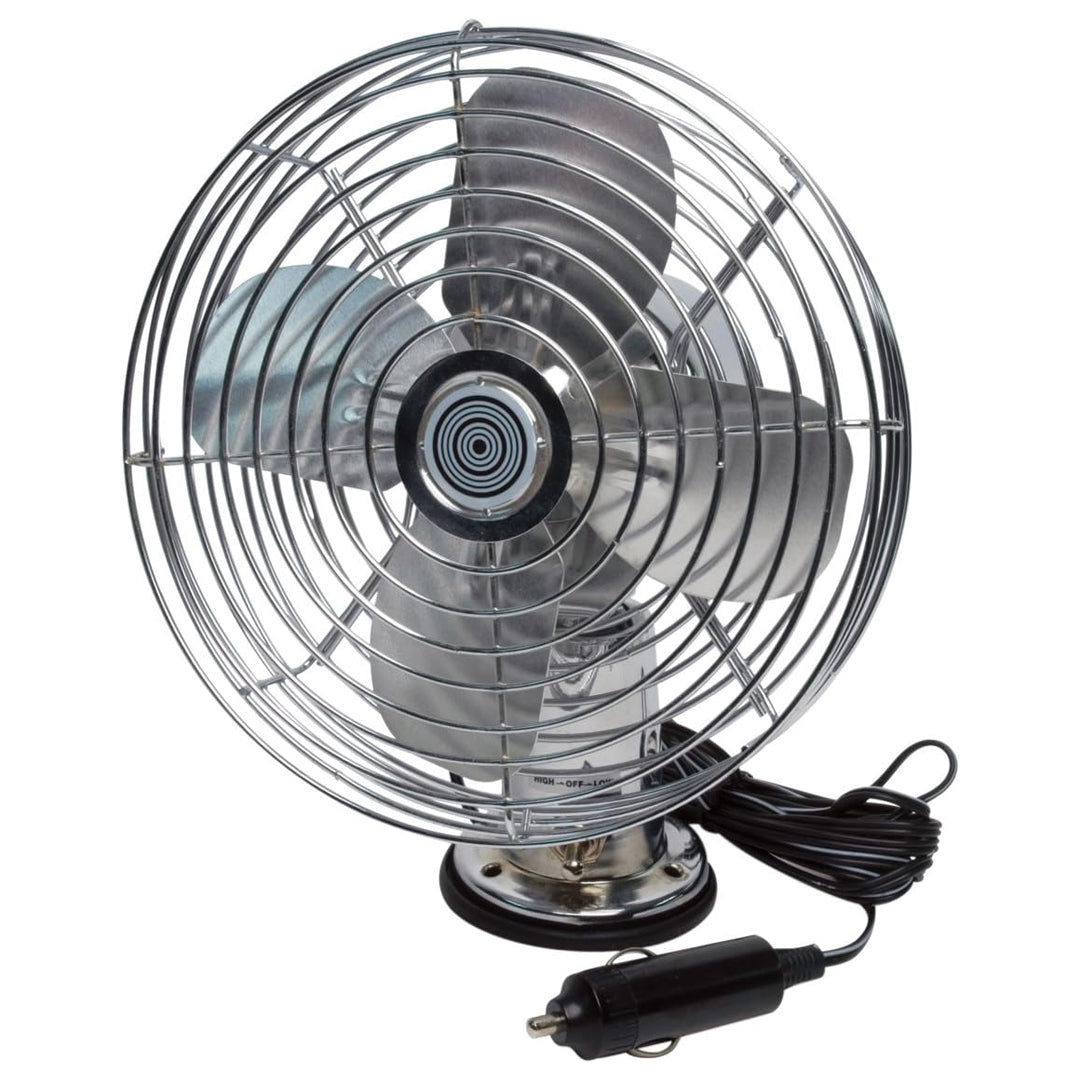 Ventilador 8" Metálico Acero 12v