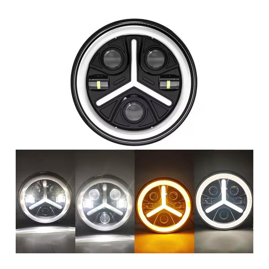 Unidad 7" Led Altas y Bajas y Direccionales