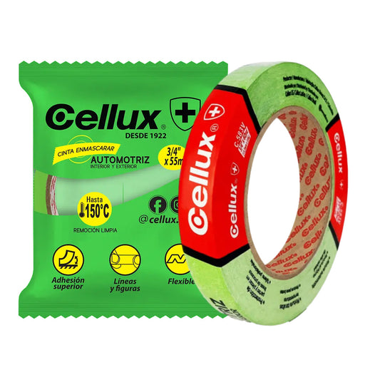 Cinta Enmascarar Automotriz Verde