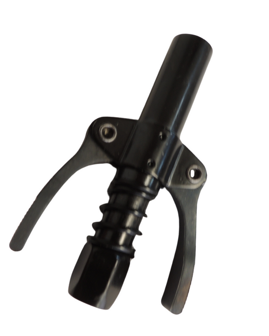 Boquilla de Engrase Negra de Doble Mango Tipo Tornillo