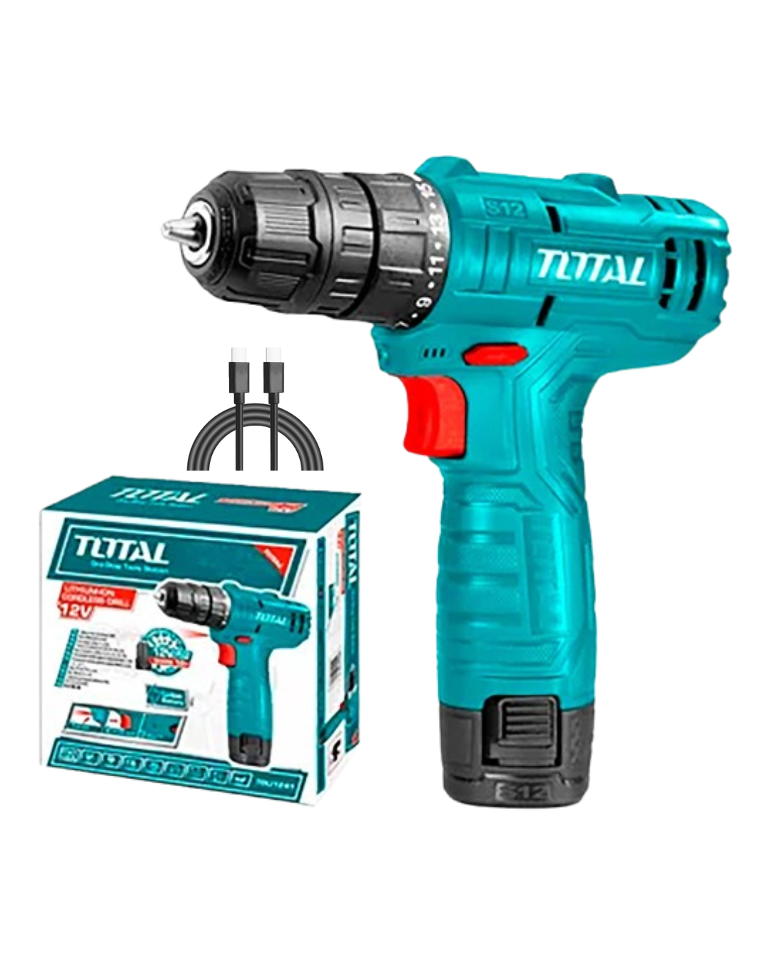 Taladro Inalámbrico 3/8” 12V con Batería de 1.5Ah