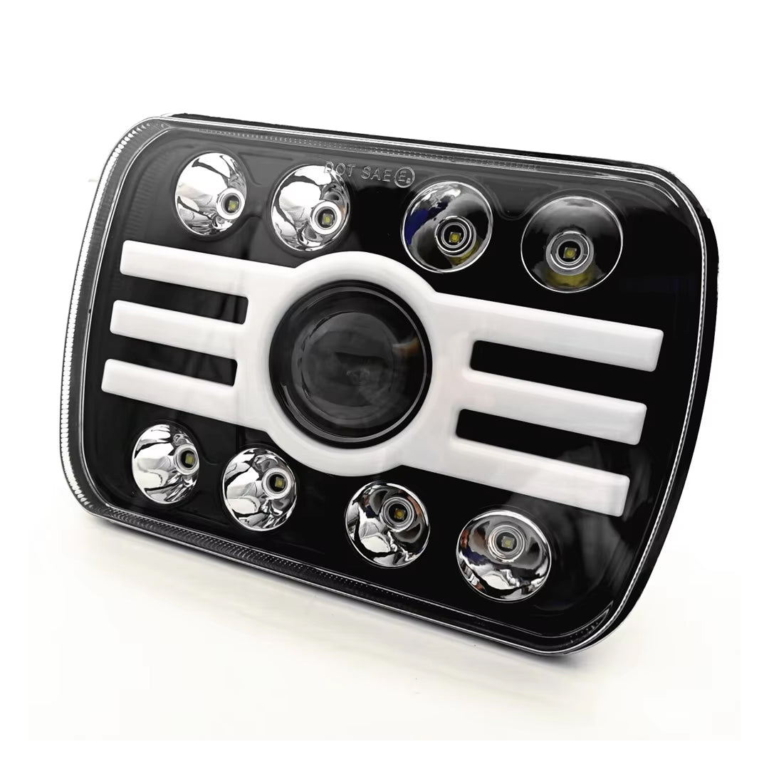 Unidad 7" Led White + Yellow Angel