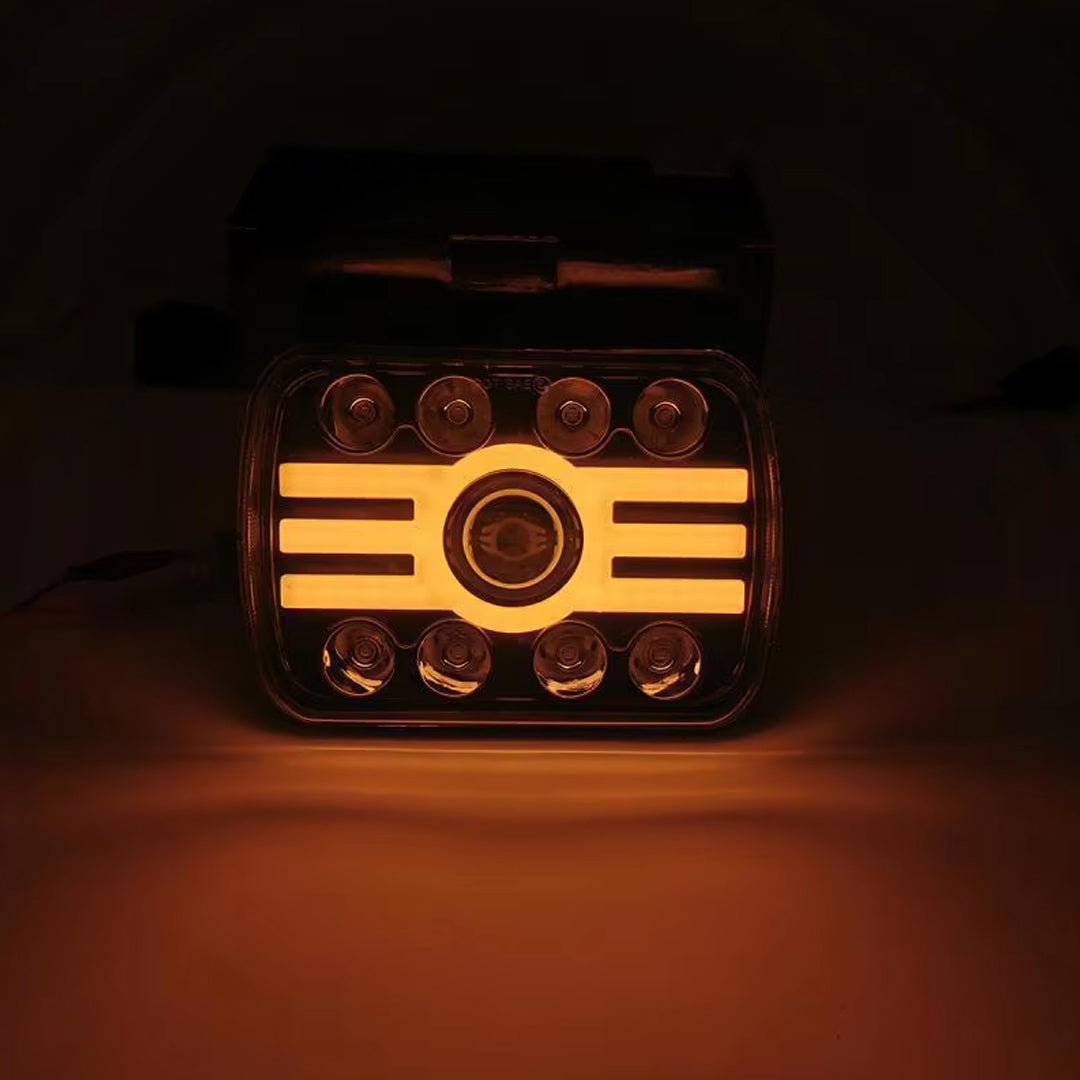 Unidad 7" Led White + Yellow Angel