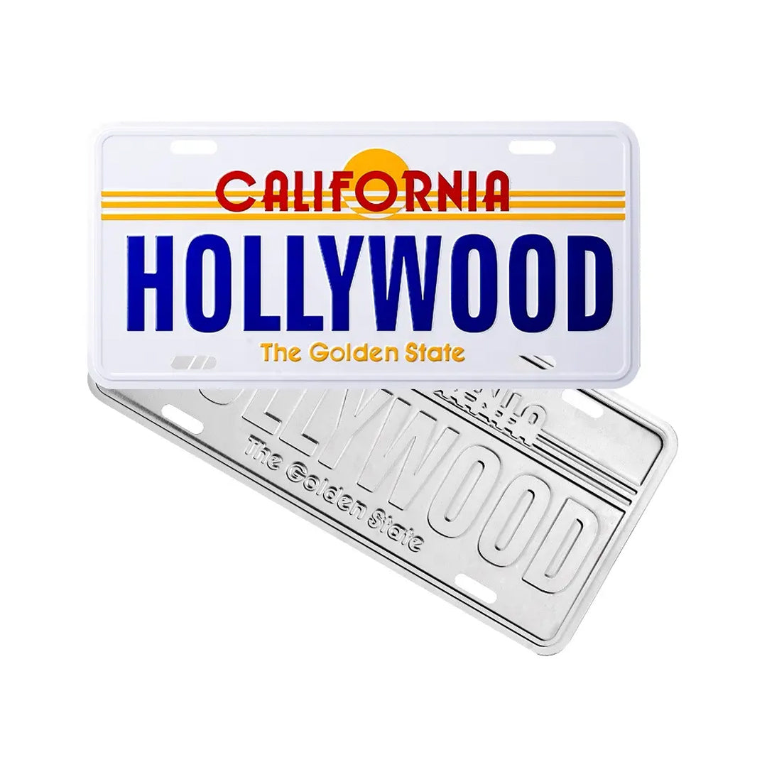 Placa Americana Hollywood