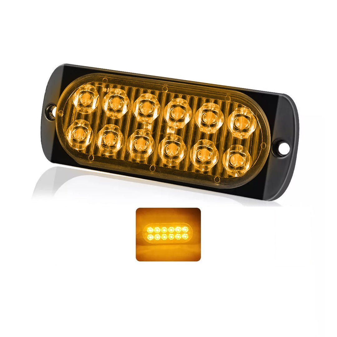 Cocuyo Led Strober 3 Funciones Multivoltaje 12 Led