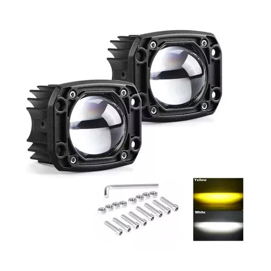 Juego Exploradora Led 3L 15w 12v Lupa 5cm Cuadrada