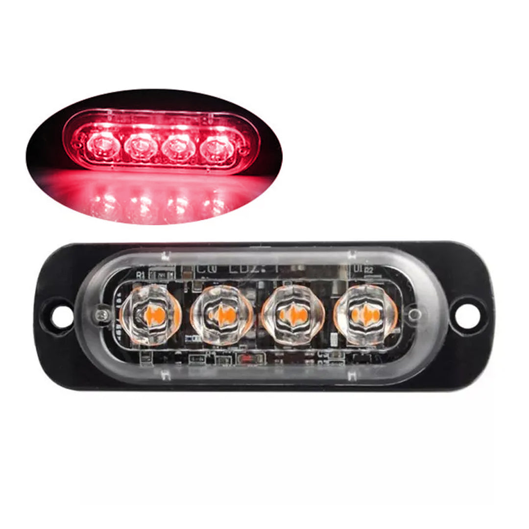 Cocuyo Led Strober 8 Funciones Multivoltaje 4 Led