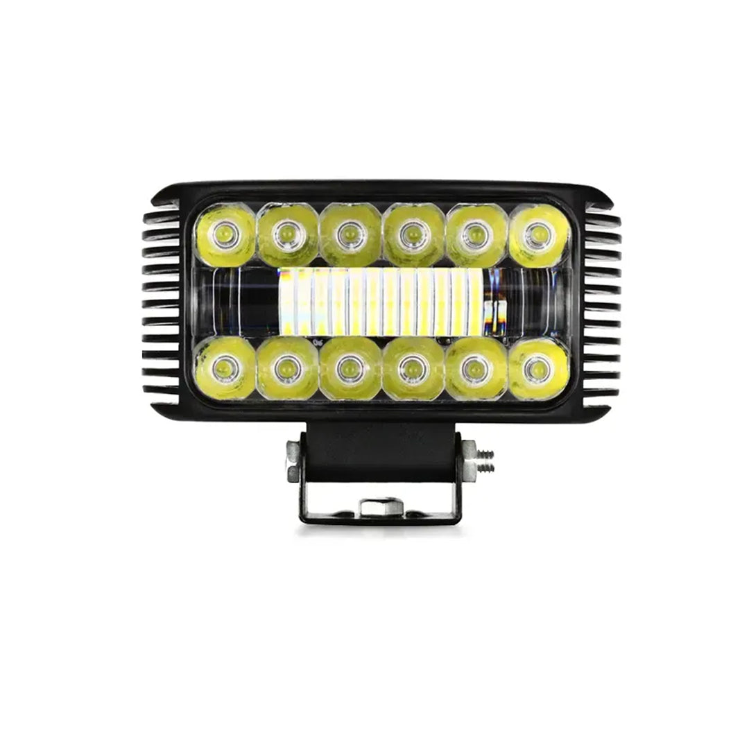 Exploradora Led Multivoltaje Fija Blanca Cocuyo Azul 11x6.5x5 cm