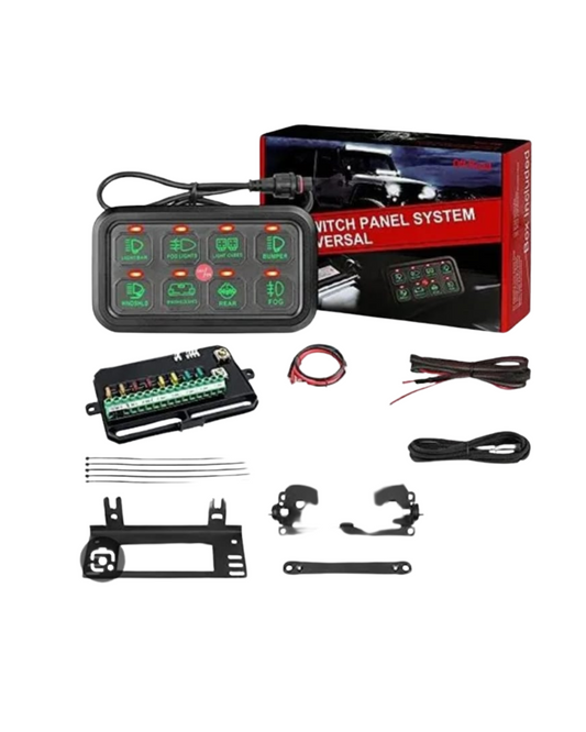 Interruptor de Luz Verde de 8 Pines