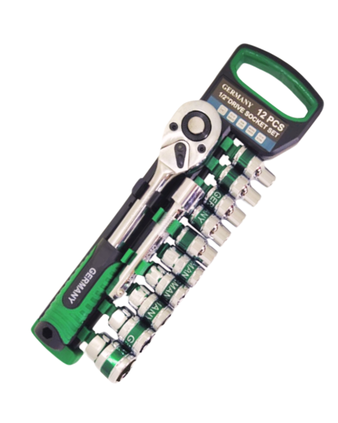 Juego de Copa 12 Piezas con Rachet 1/2'' (8-24mm)