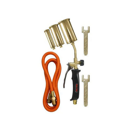 Soplete 3 Boquillas 30mm, 40mm, 50mm Con Gatillo Y Manguera 1mts