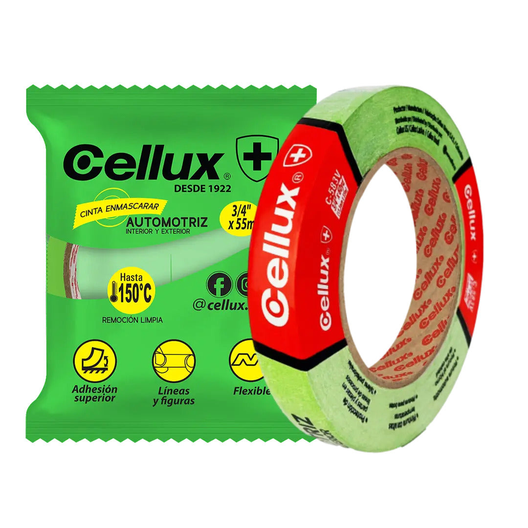 Cinta Enmascarar Automotriz Verde