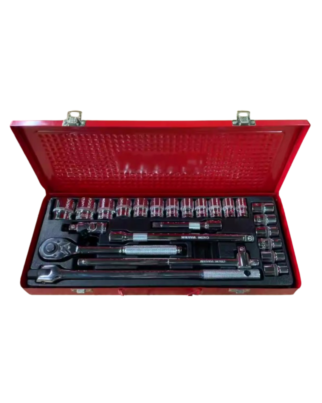 Caja de Herramientas 1/2" – Juego de Copas 24 Piezas