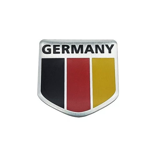 Emblema Bandera En Aluminio Germany-B